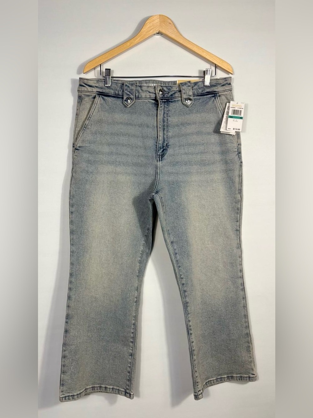 NEW Michael Kors Women's 16 Selma Cropped Flare Jeans • Reg Price $110 - Picture 3 of 3